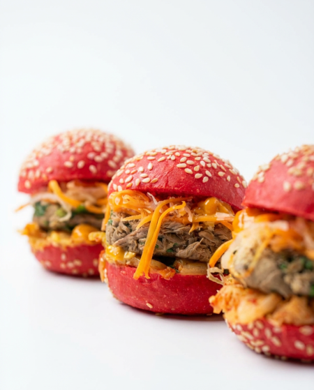 Mini burger thaï de bœuf / 4 Pièces