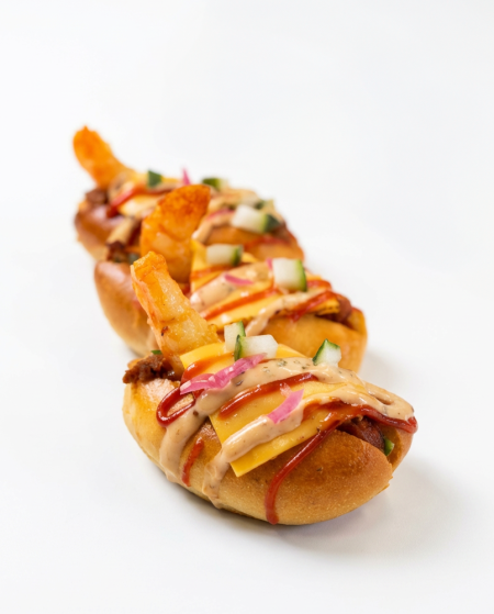 Hot dog Gambas / 4 Pièces